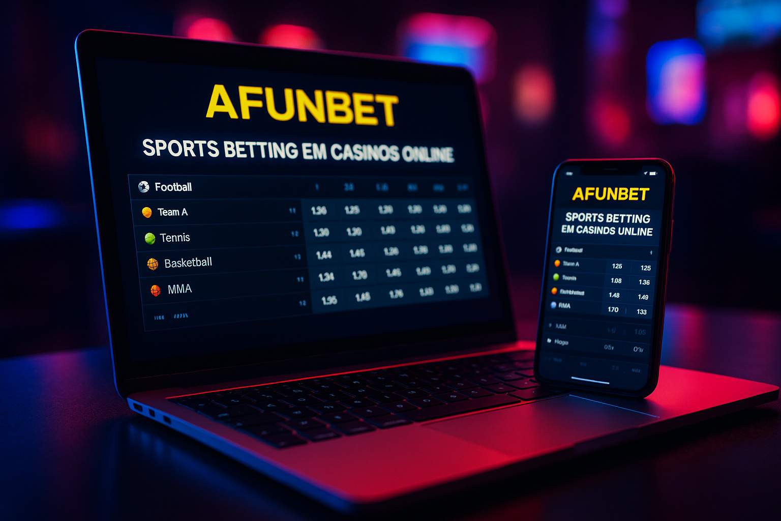 Aposte em apostas esportivas no cassino online AFUNBET