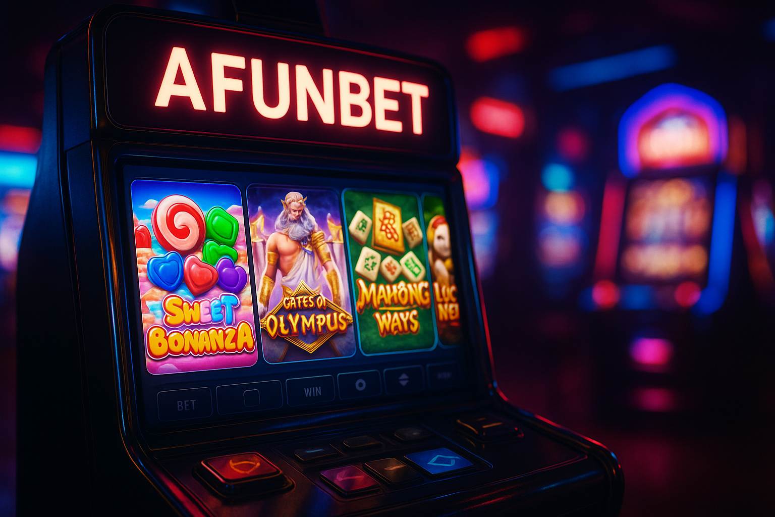 Explore o mundo das slot machines no AFUNBET Casino